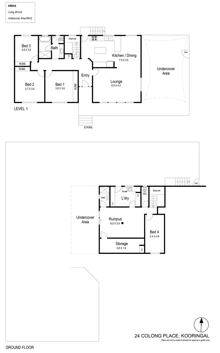 Floorplan of Homely house listing, 24 Colong Place, Kooringal NSW 2650