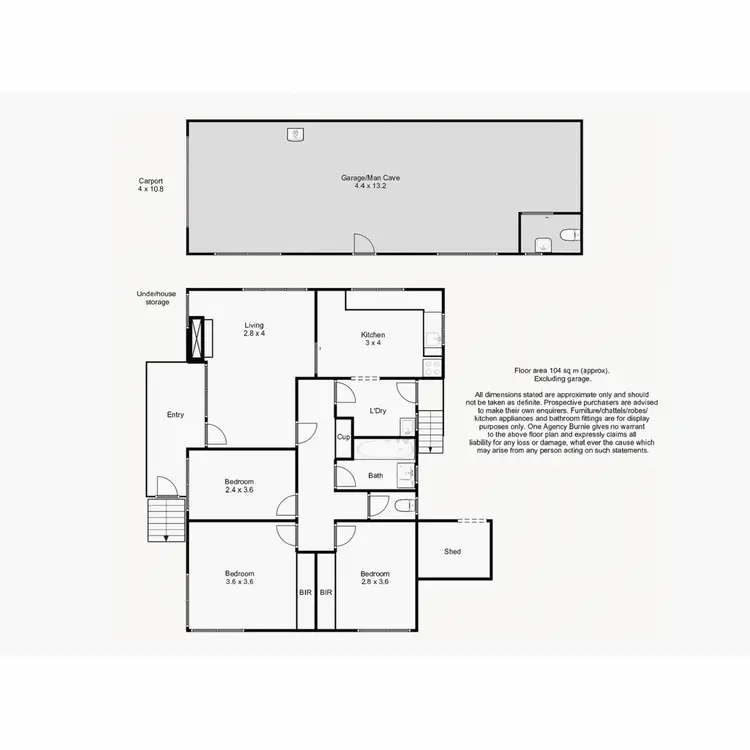Floorplan of Homely house listing, 24 Woodward Avenue, Hillcrest TAS 7320