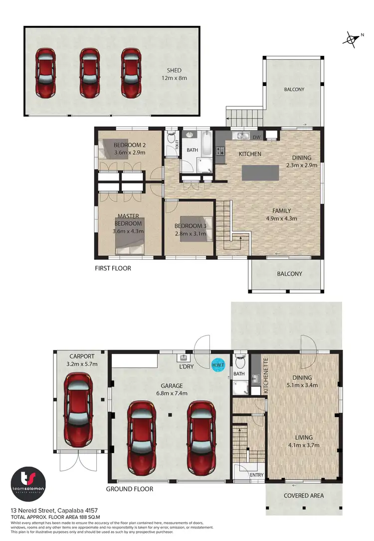 Floorplan of Homely house listing, 13 Nereid Street, Capalaba QLD 4157