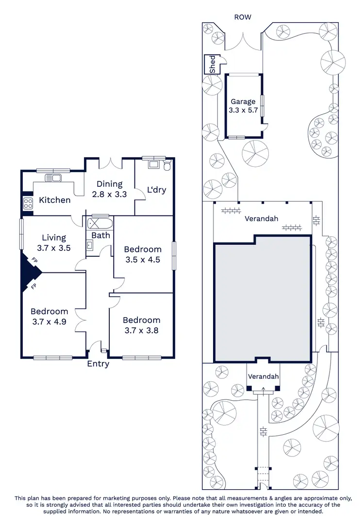 Floorplan of Homely house listing, 46 Clive Street, West Footscray VIC 3012