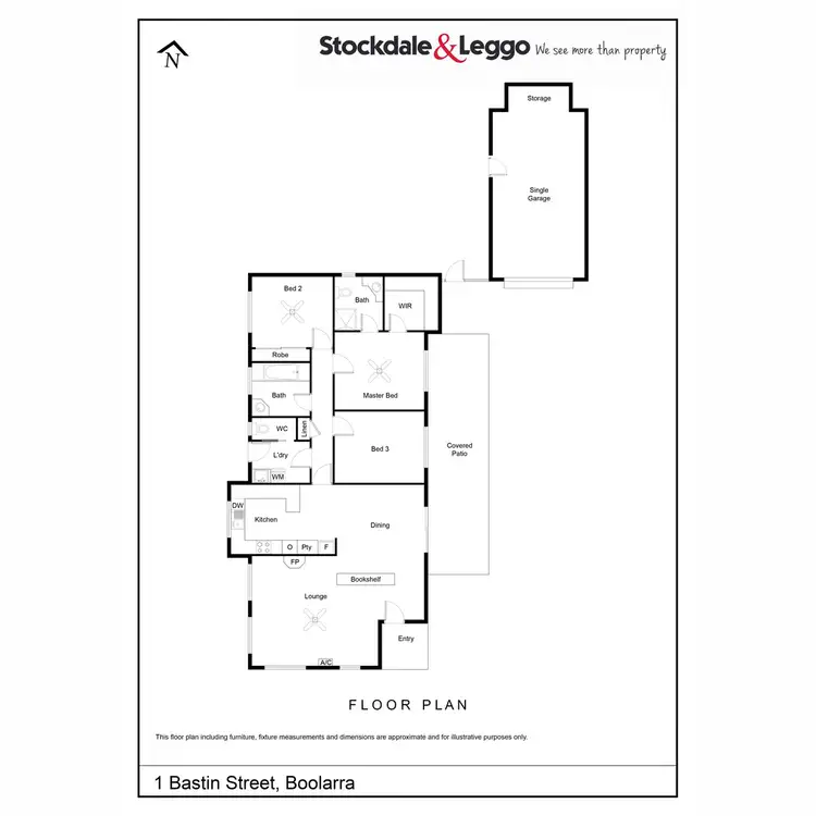 Floorplan of Homely house listing, 1 Bastin Street, Boolarra VIC 3870