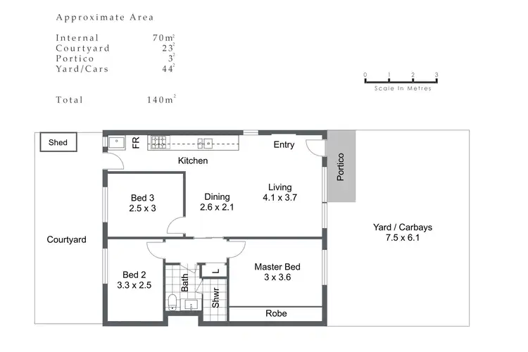 Floorplan of Homely villa listing, 5/105 Edmund Street, Fremantle WA 6160