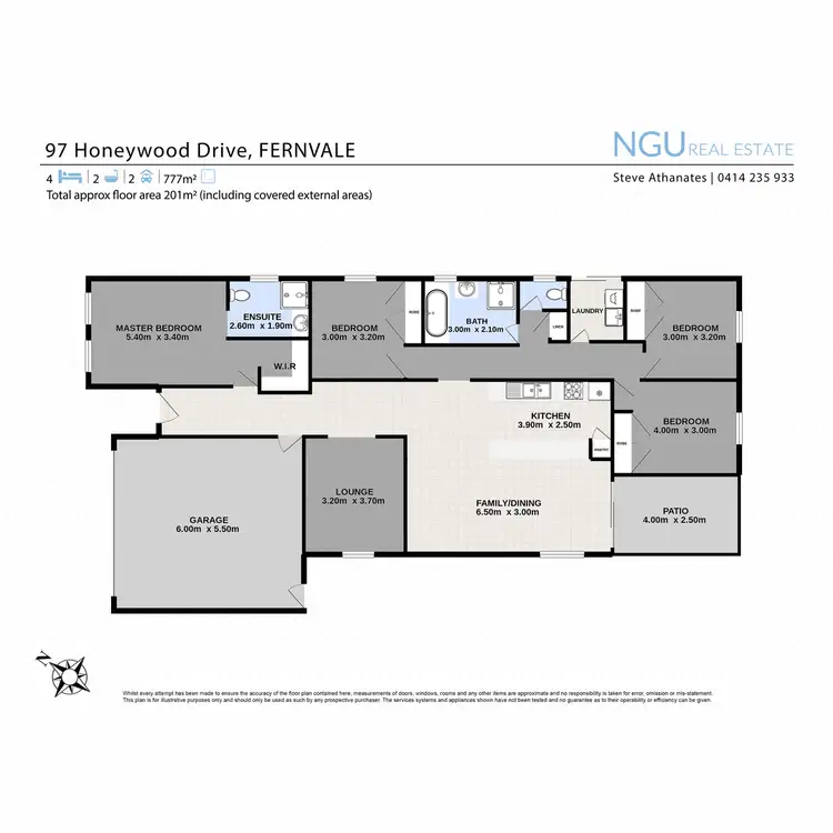 Floorplan of Homely house listing, 97 Honeywood Drive, Fernvale QLD 4306