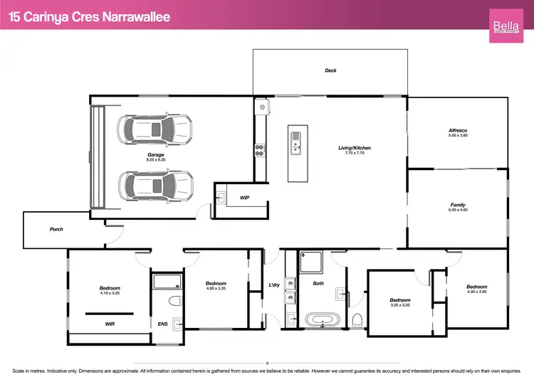 Floorplan of Homely house listing, 15 Carinya Crescent, Narrawallee NSW 2539