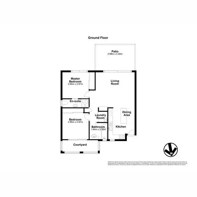 Floorplan of Homely apartment listing, 2/17 Deviney Street, Morningside QLD 4170