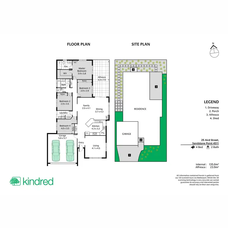 Floorplan of Homely house listing, 25 Aird Street, Sandstone Point QLD 4511