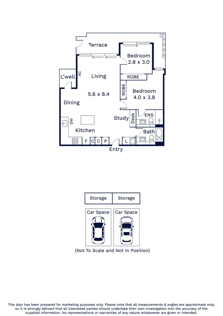 Floorplan of Homely apartment listing, 101/22 Courtney Street, North Melbourne VIC 3051