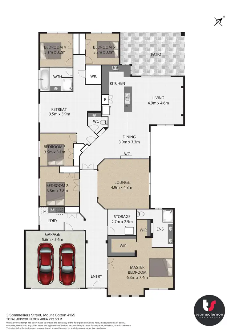 Floorplan of Homely house listing, 3 Sommelliers Street, Mount Cotton QLD 4165
