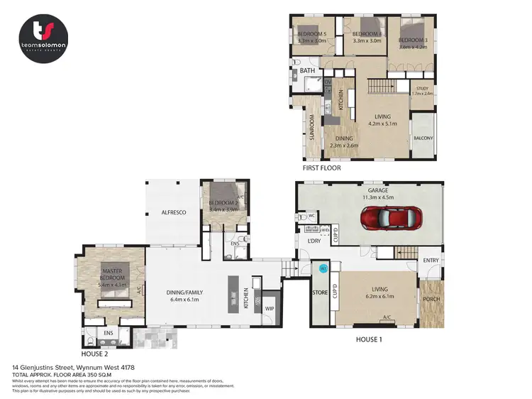 Floorplan of Homely house listing, 14 Glenjustins Street, Wynnum West QLD 4178