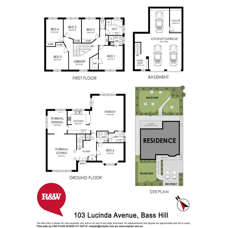Floorplan of Homely house listing, 103 Lucinda Avenue, Bass Hill NSW 2197