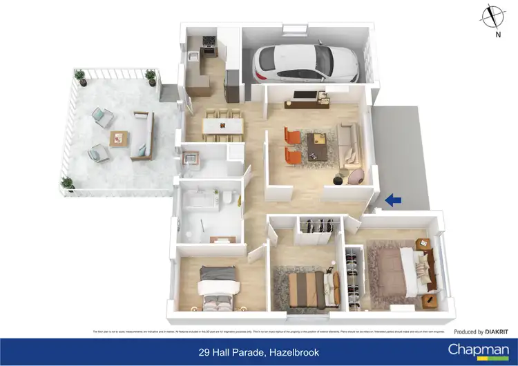 Floorplan of Homely house listing, 29 Hall Parade, Hazelbrook NSW 2779