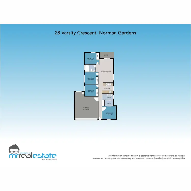 Floorplan of Homely house listing, 28 Varsity Crescent, Norman Gardens QLD 4701