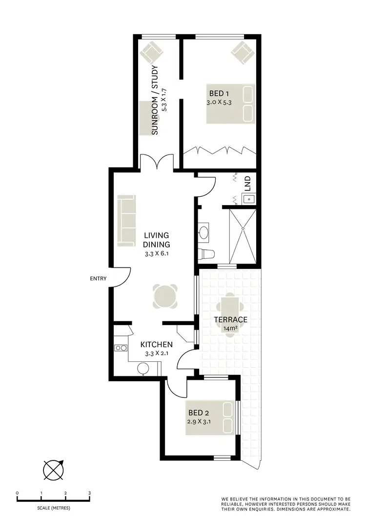 Floorplan of Homely apartment listing, 2/2 Clapton Place, Darlinghurst NSW 2010