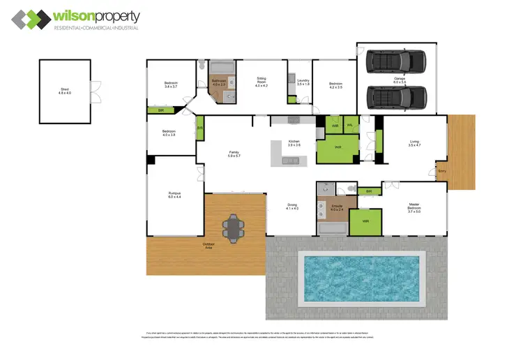 Floorplan of Homely house listing, 11 Palmgate Terrace, Traralgon VIC 3844
