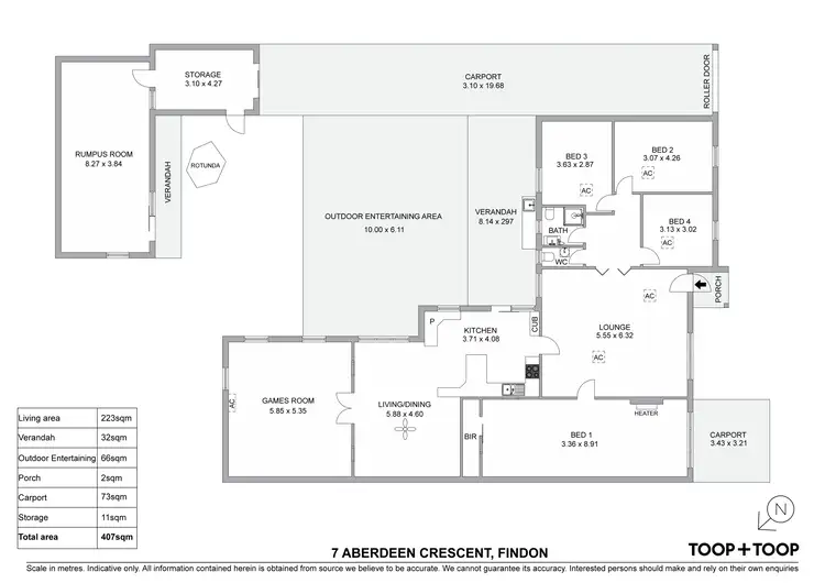 Floorplan of Homely house listing, 7 Aberdeen Crescent, Findon SA 5023