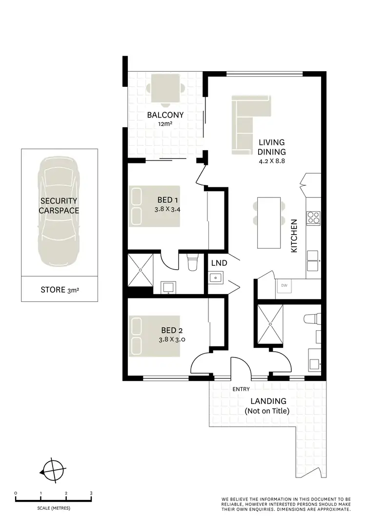 Floorplan of Homely apartment listing, C321/810 Elizabeth Street, Waterloo NSW 2017
