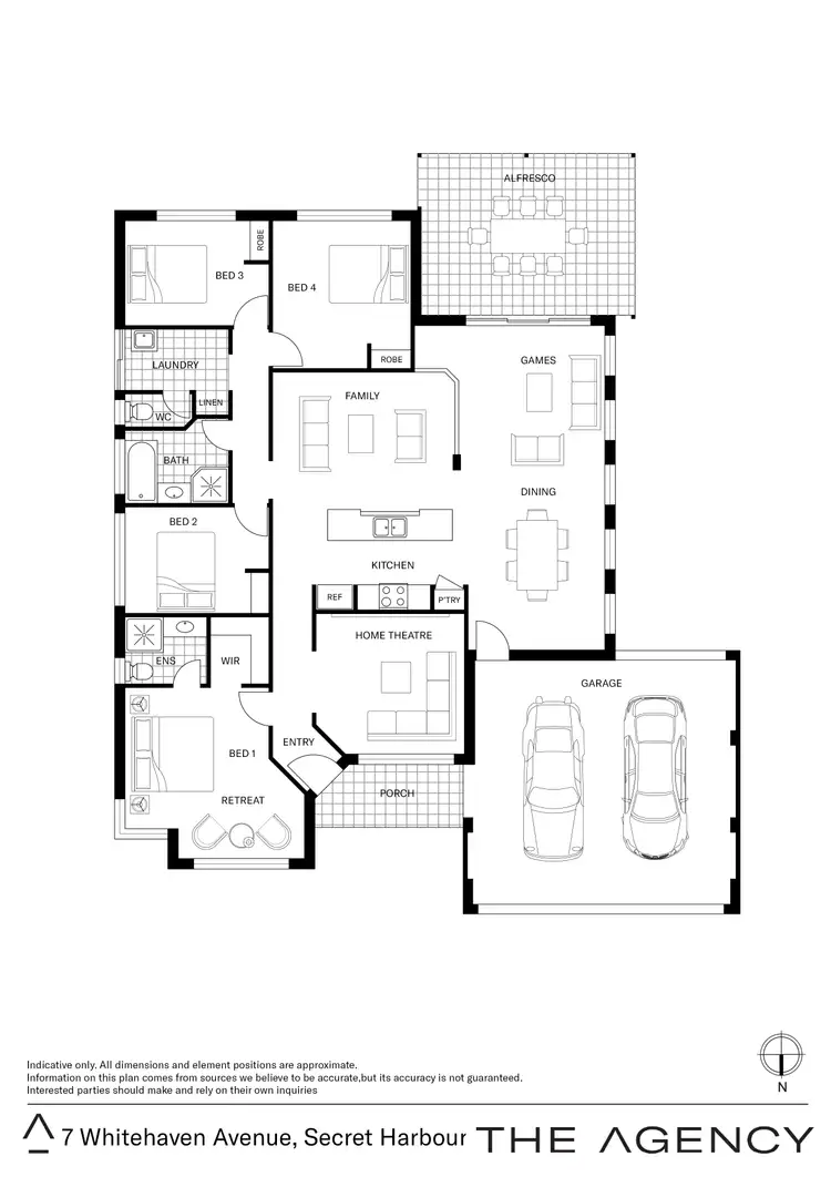 Floorplan of Homely house listing, 7 Whitehaven Avenue, Secret Harbour WA 6173