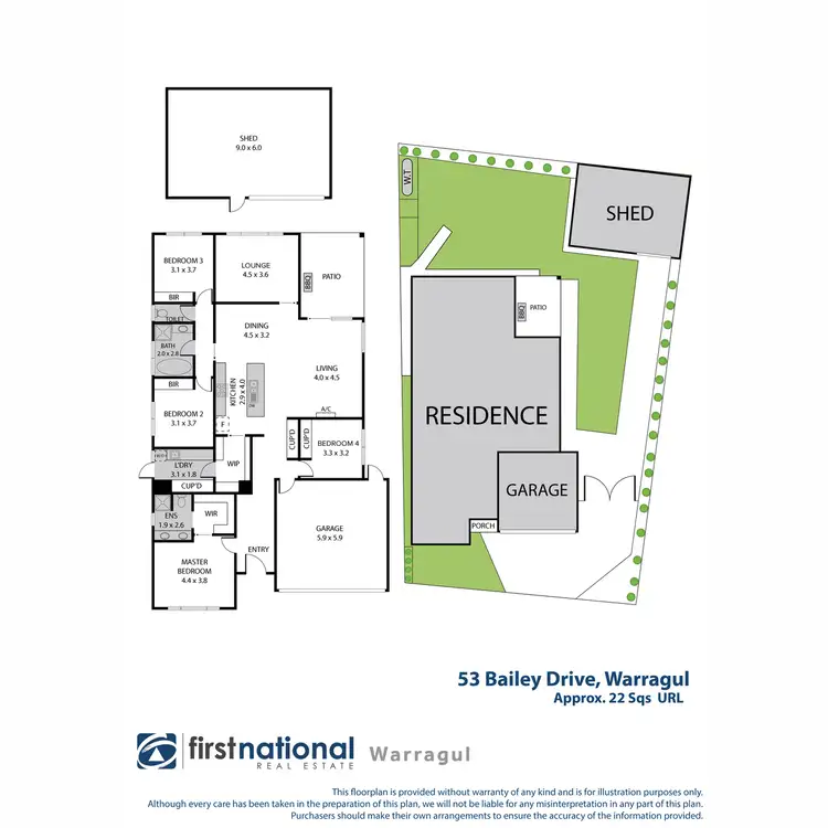 Floorplan of Homely house listing, 53 Bailey Road, Warragul VIC 3820