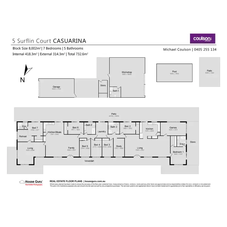 Floorplan of Homely house listing, 5 Surflin Court, Casuarina WA 6167