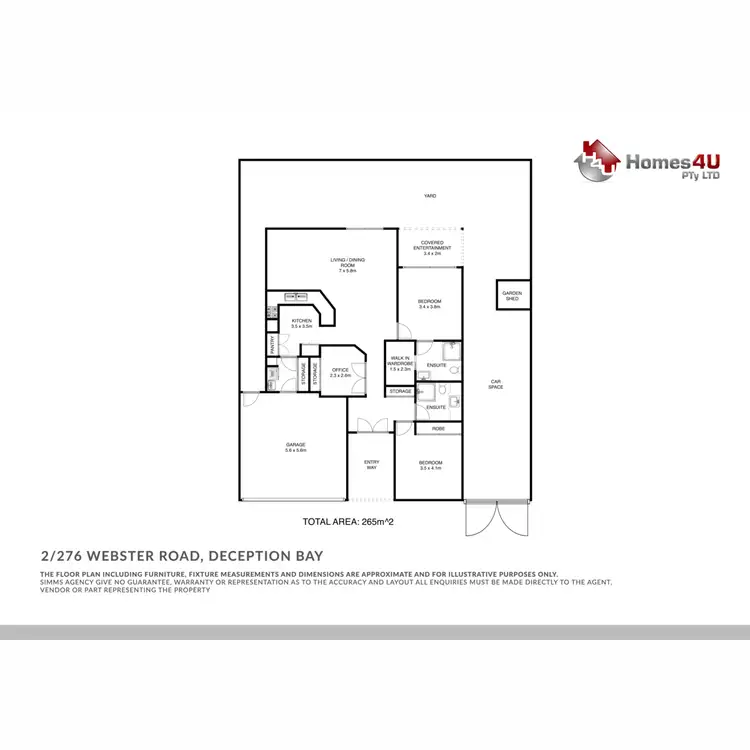 Floorplan of Homely retirement listing, 276/1 Webster Road, Deception Bay QLD 4508