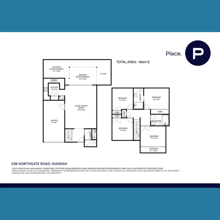 Floorplan of Homely townhouse listing, 43B Northgate Road, Nundah QLD 4012