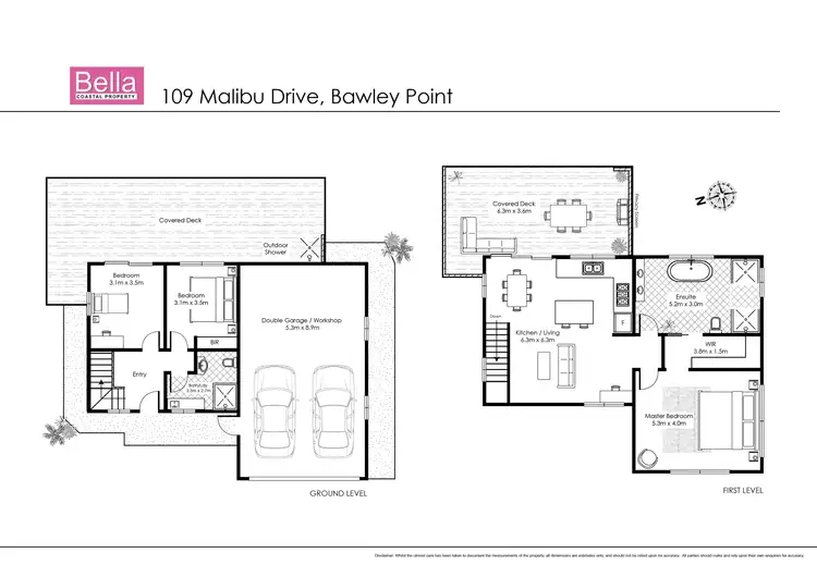 Floorplan of Homely house listing, 109 Malibu Drive, Bawley Point NSW 2539