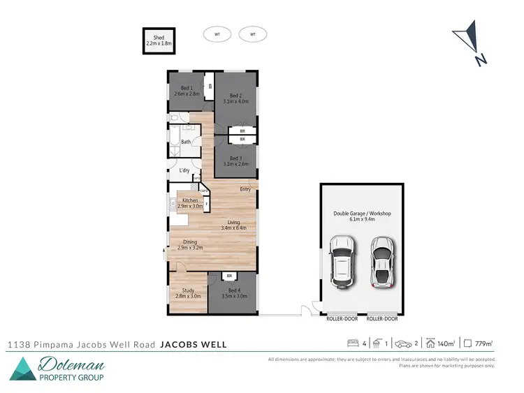 Floorplan of Homely house listing, 1138 Pimpama-Jacobs Well Road, Jacobs Well QLD 4208