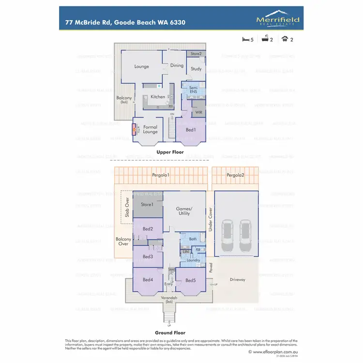 Floorplan of Homely house listing, 77 McBride Road, Goode Beach WA 6330