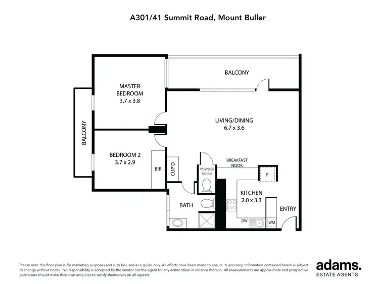 Floorplan of Homely apartment listing, A301/41 Summit Road, Mount Buller VIC 3723