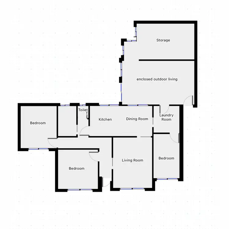 Floorplan of Homely rural property listing, 3 Noel Street, Terang VIC 3264