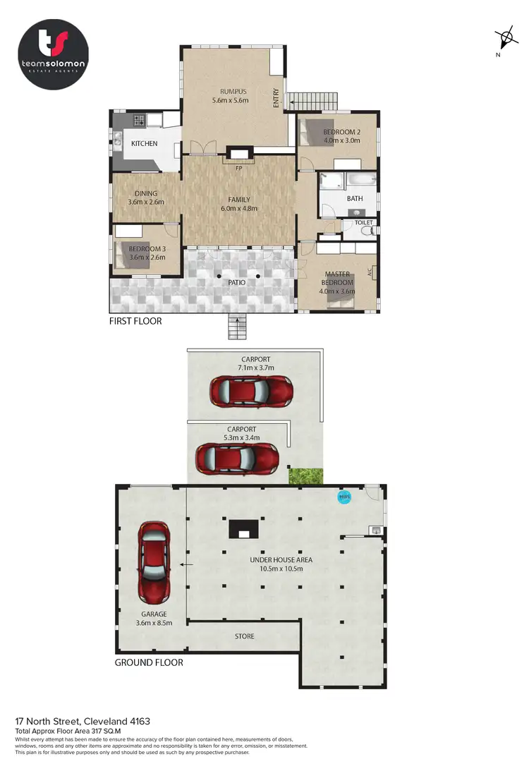 Floorplan of Homely house listing, 17 North Street, Cleveland QLD 4163