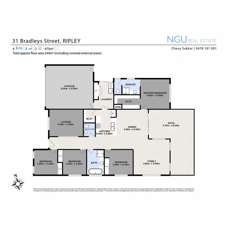 Floorplan of Homely house listing, 31 Bradleys Street, Ripley QLD 4306