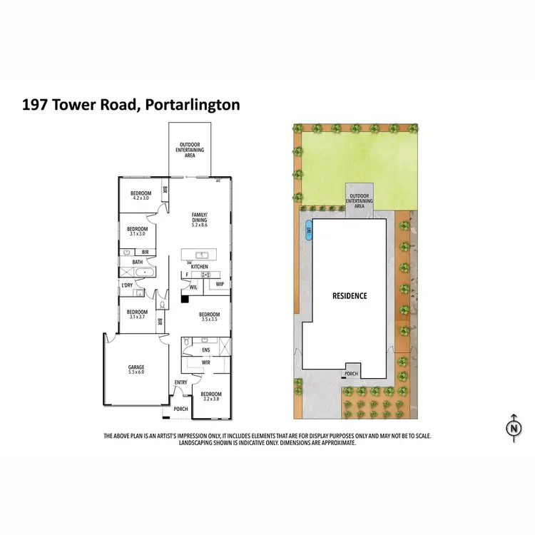 Floorplan of Homely house listing, 197 Tower Road, Portarlington VIC 3223