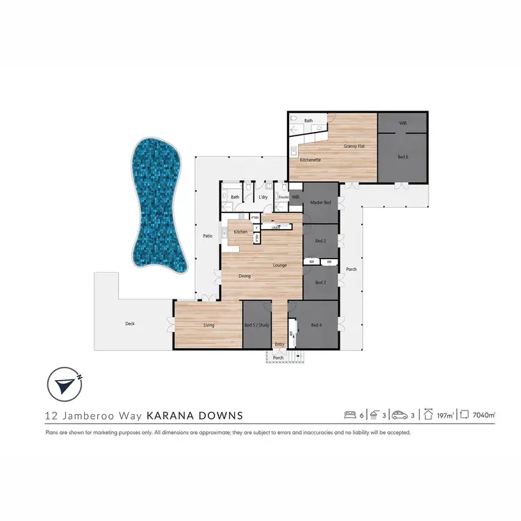 Floorplan of Homely house listing, 12 Jamberoo Way, Karana Downs QLD 4306