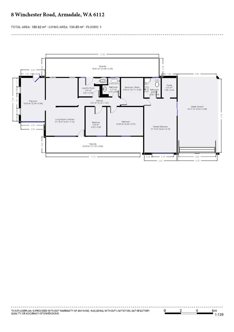 Floorplan of Homely house listing, 8 Winchester Road, Armadale WA 6112