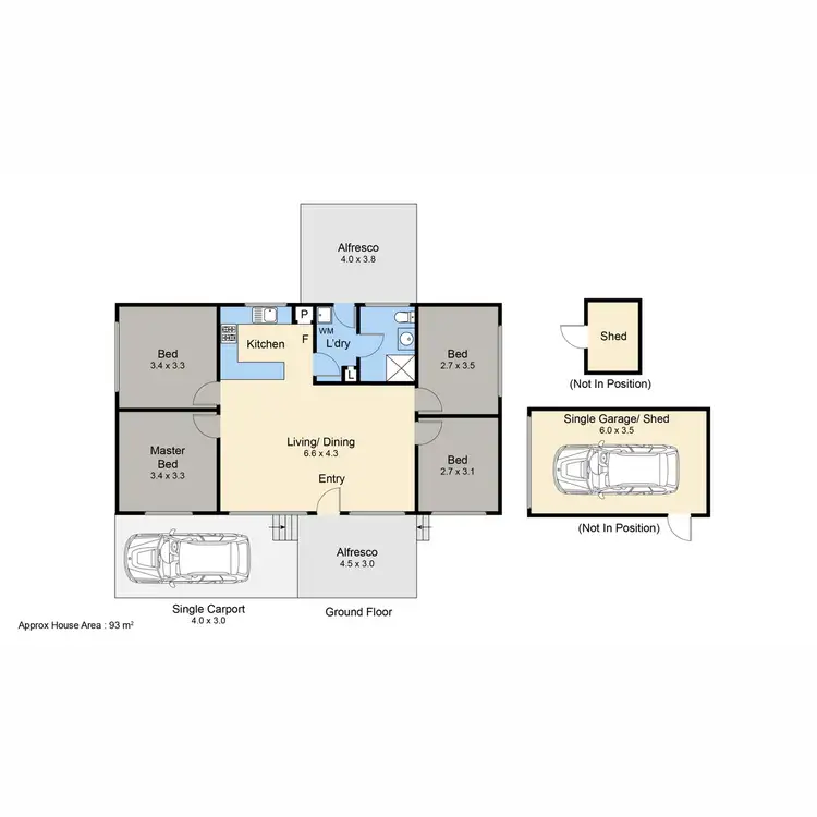 Floorplan of Homely house listing, 2 Hilary Avenue, Mccrae VIC 3938