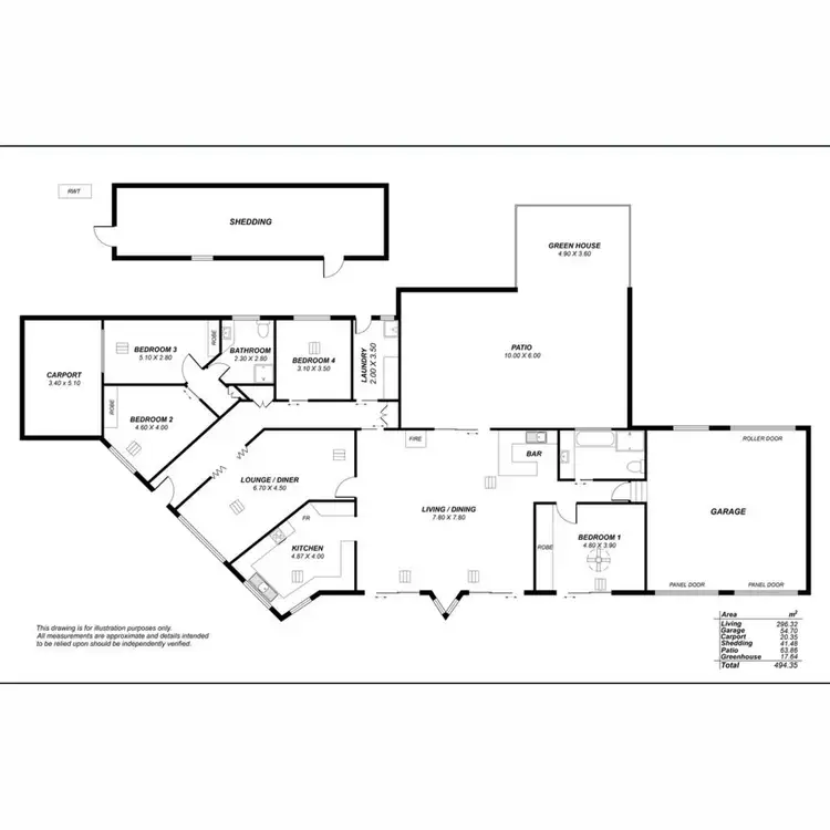 Floorplan of Homely house listing, 1608 East Front Road, Younghusband SA 5238