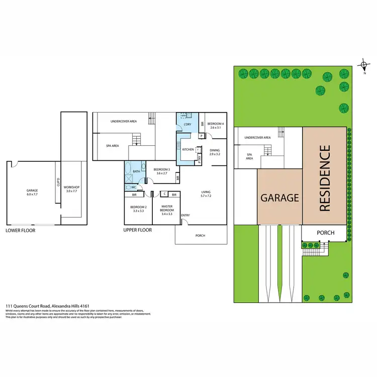 Floorplan of Homely house listing, 111 Queens Court Road, Alexandra Hills QLD 4161