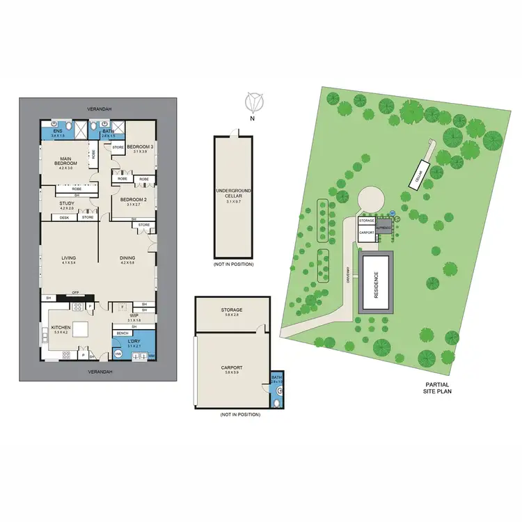 Floorplan of Homely rural property listing, 27 Richardson Road, Lovedale NSW 2325