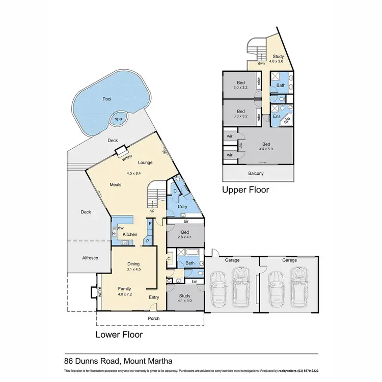 Floorplan of Homely house listing, 86 Dunns Road, Mount Martha VIC 3934
