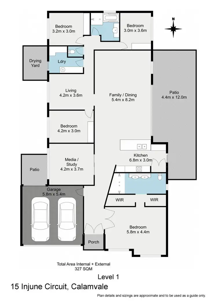 Floorplan of Homely house listing, 15 Injune Circuit, Calamvale QLD 4116