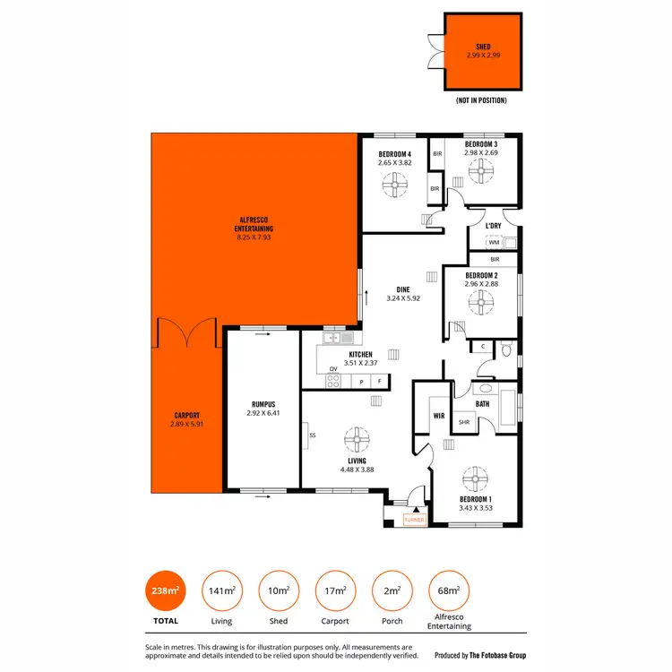 Floorplan of Homely house listing, 12 Kings Hill Circuit, Onkaparinga Hills SA 5163