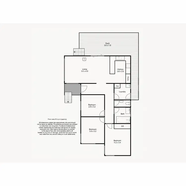 Floorplan of Homely house listing, 8 Tattersall Street, Montello TAS 7320