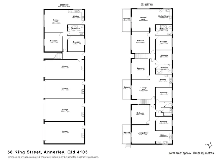 Floorplan of Homely block of units listing, 58 King Street, Annerley QLD 4103