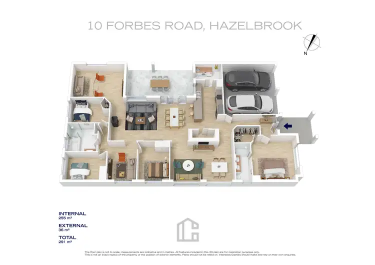 Floorplan of Homely house listing, 10 Forbes Road, Hazelbrook NSW 2779