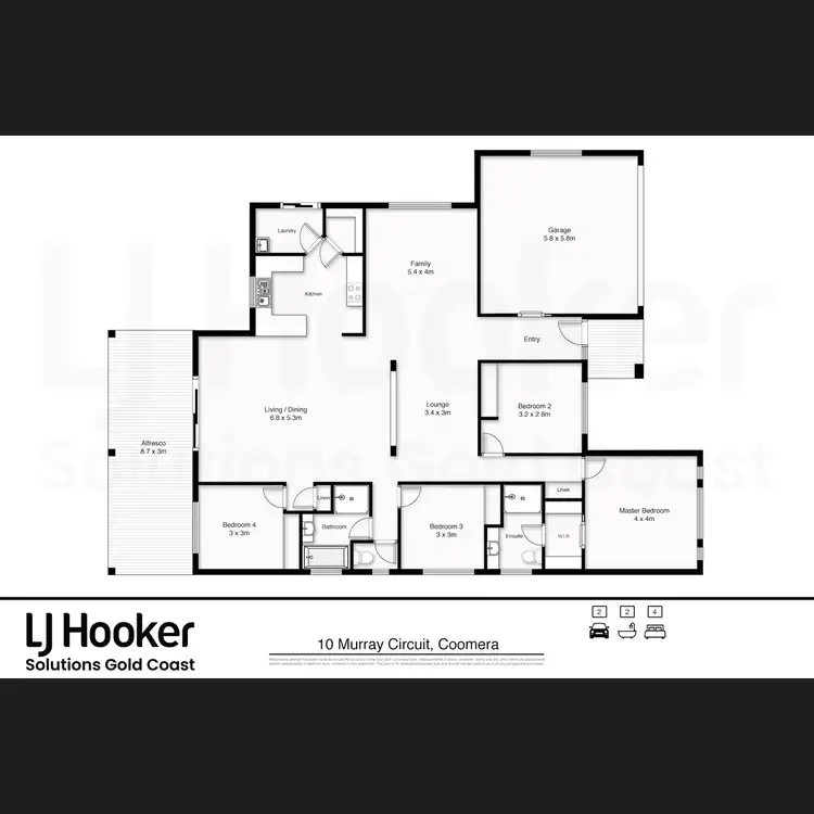 Floorplan of Homely house listing, 10 Murray Circuit, Upper Coomera QLD 4209