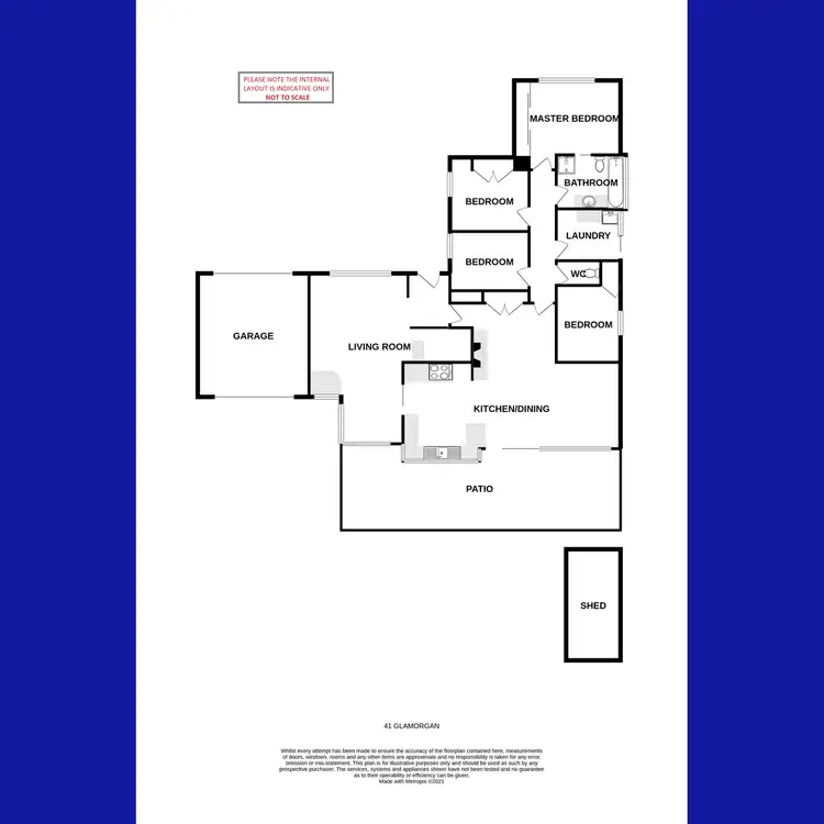 Floorplan of Homely house listing, 41 Glamorgan Street, East Cannington WA 6107
