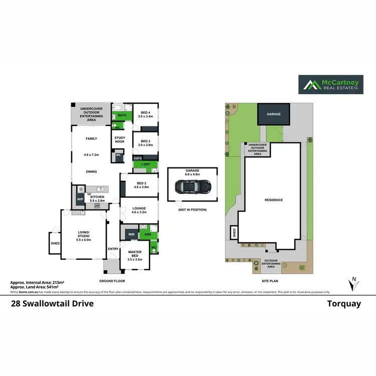Floorplan of Homely house listing, 28 Swallowtail Drive, Torquay VIC 3228