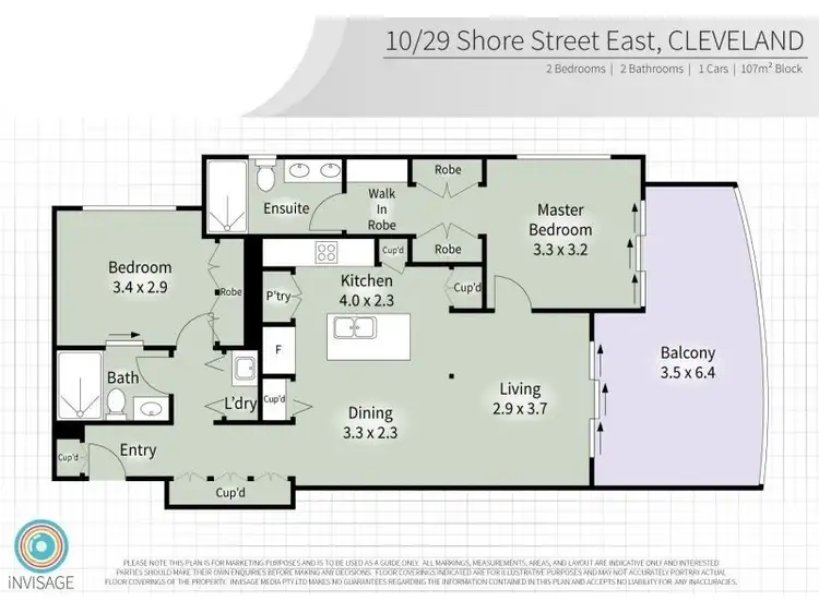 Floorplan of Homely unit listing, 10/29-31 Shore Street East, Cleveland QLD 4163