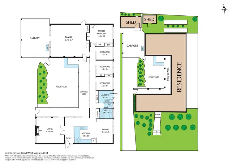 Floorplan of Homely house listing, 541 Robinson Road West, Aspley QLD 4034